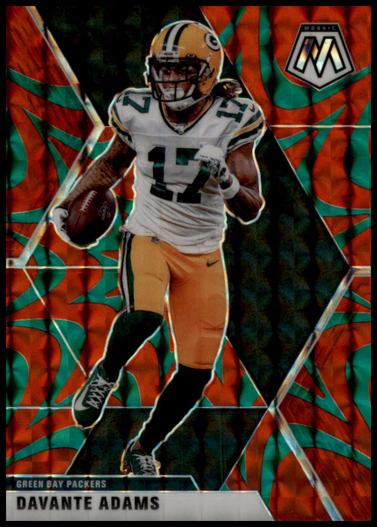 2020 Panini Mosaic #83 Davante Adams Prizm Reactive Green