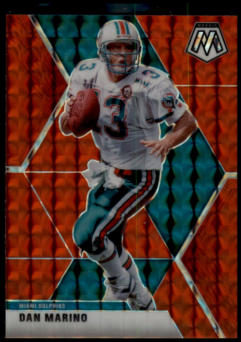 2020 Panini Mosaic #123 Dan Marino Prizm Red