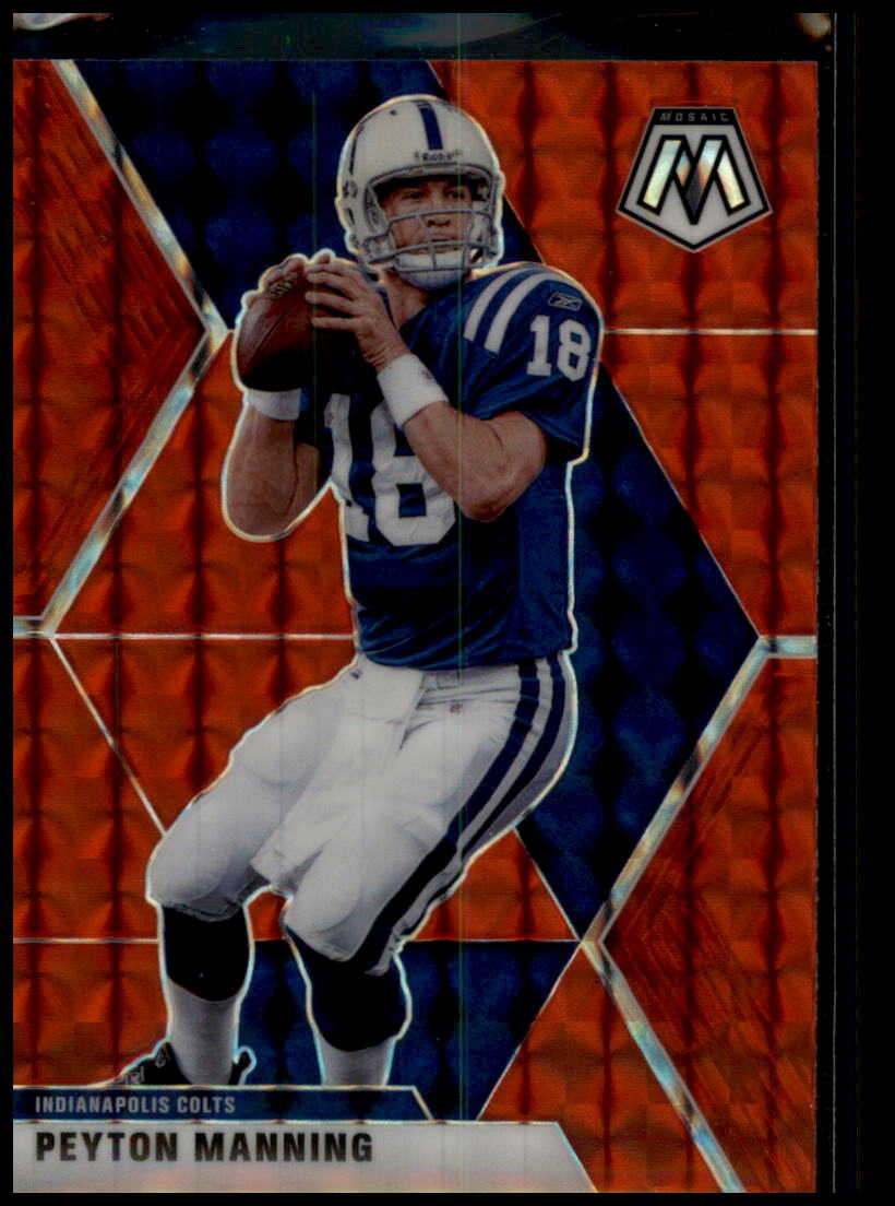 2020 Panini Mosaic #90 Peyton Manning Prizm Red