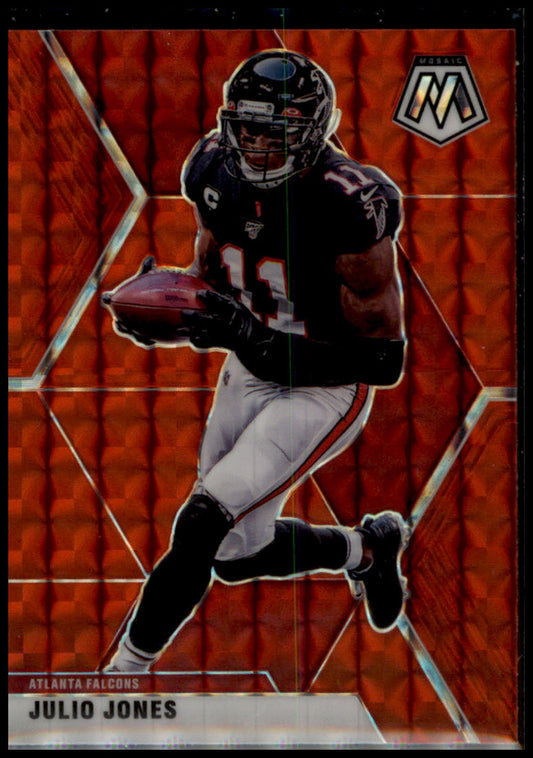 2020 Panini Mosaic #15 Julio Jones Prizm Red