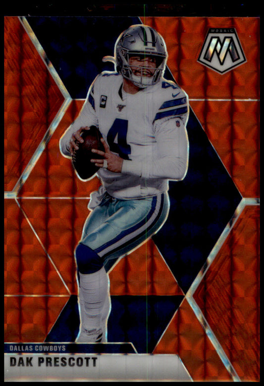 2020 Panini Mosaic #58 Dak Prescott Prizm Red