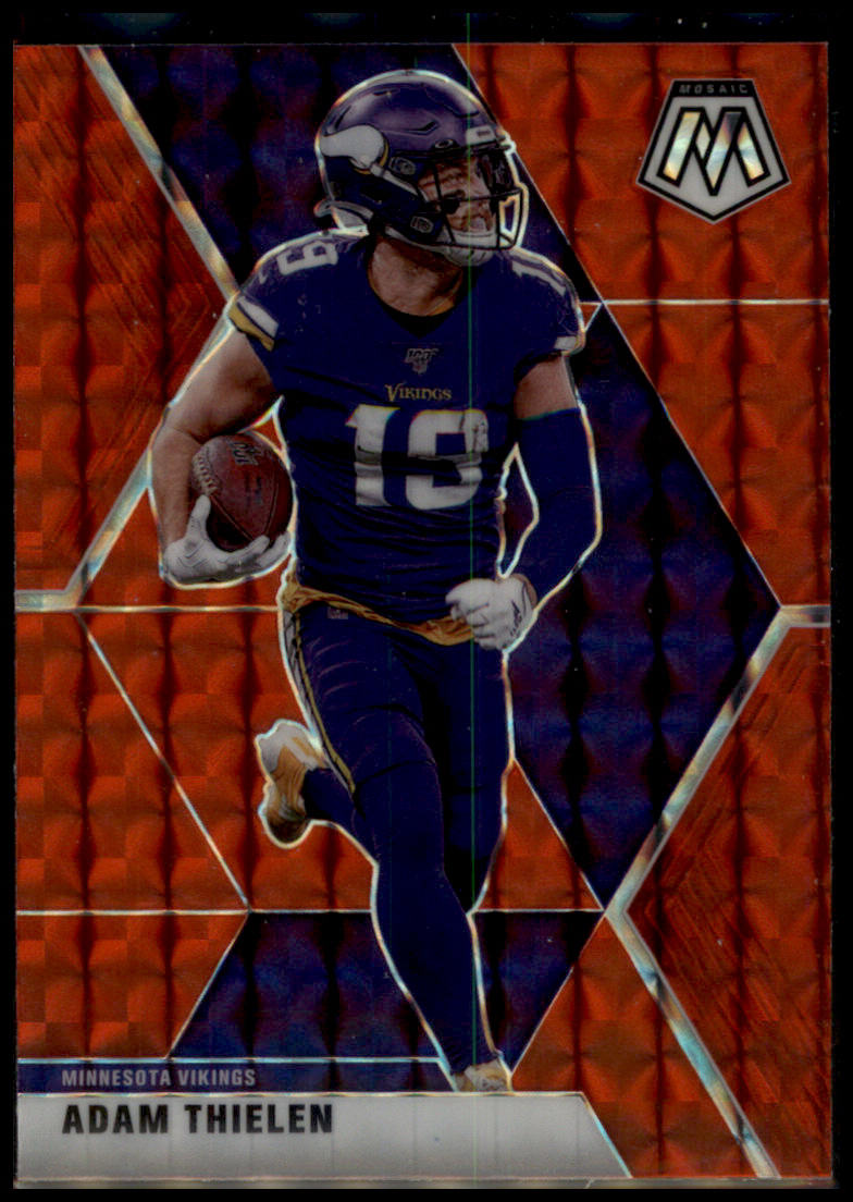 2020 Panini Mosaic #129 Adam Thielen Prizm Red