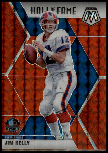 2020 Panini Mosaic #295 Jim Kelly Prizm Red