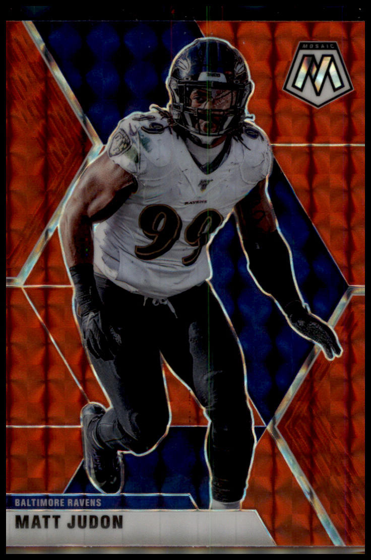 2020 Panini Mosaic #24 Matt Judon Prizm Red