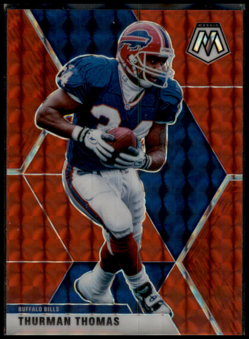 2020 Panini Mosaic #32 Thurman Thomas Prizm Red