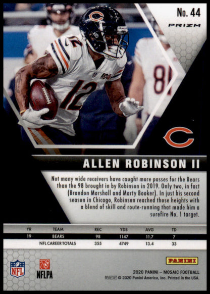 2020 Panini Mosaic #44 Allen Robinson II Prizm Red