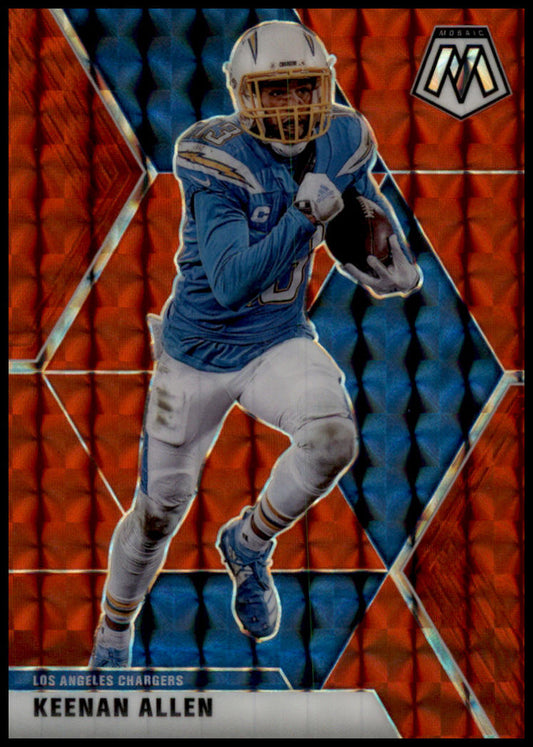 2020 Panini Mosaic #112 Keenan Allen Prizm Red