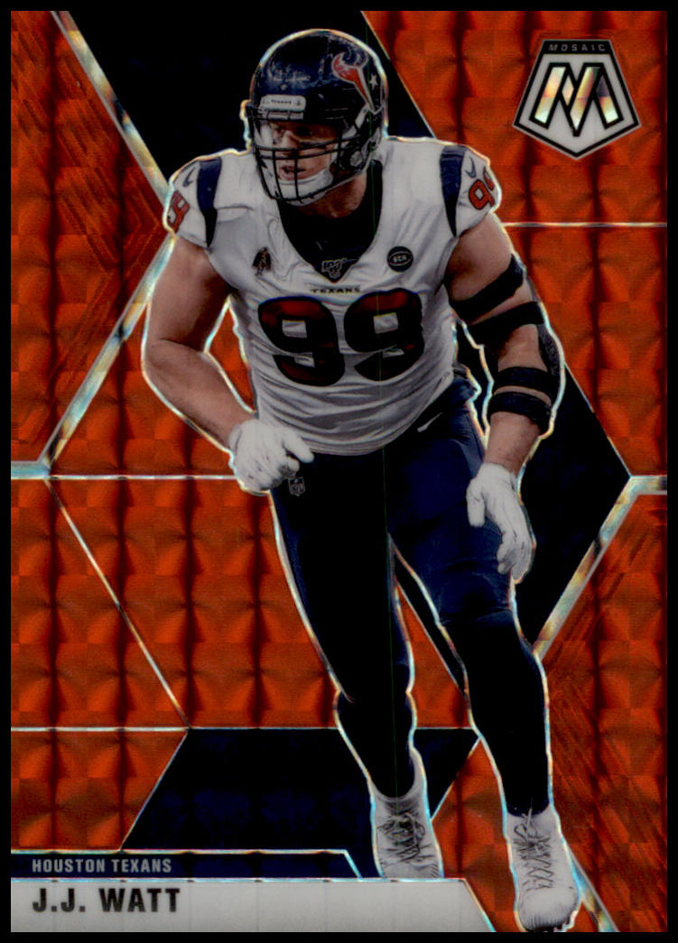 2020 Panini Mosaic #87 J.J. Watt Prizm Red