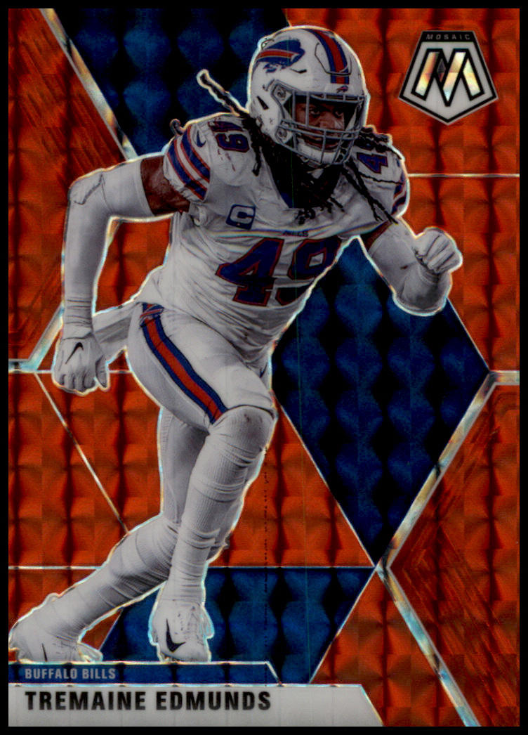 2020 Panini Mosaic #30 Tremaine Edmunds Prizm Red