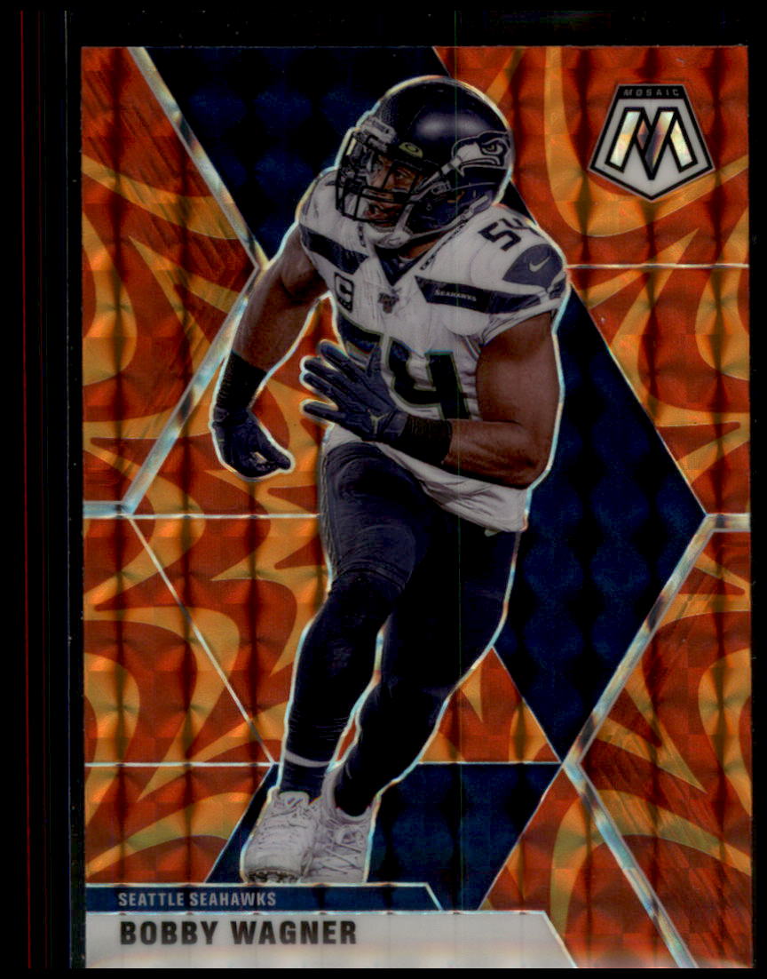 2020 Panini Mosaic #186 Bobby Wagner Prizm Reactive Orange