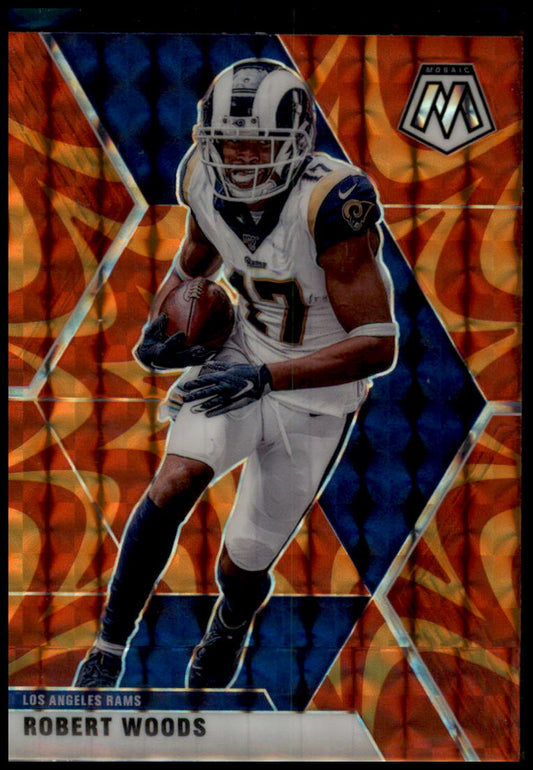 2020 Panini Mosaic #119 Robert Woods Prizm Reactive Orange