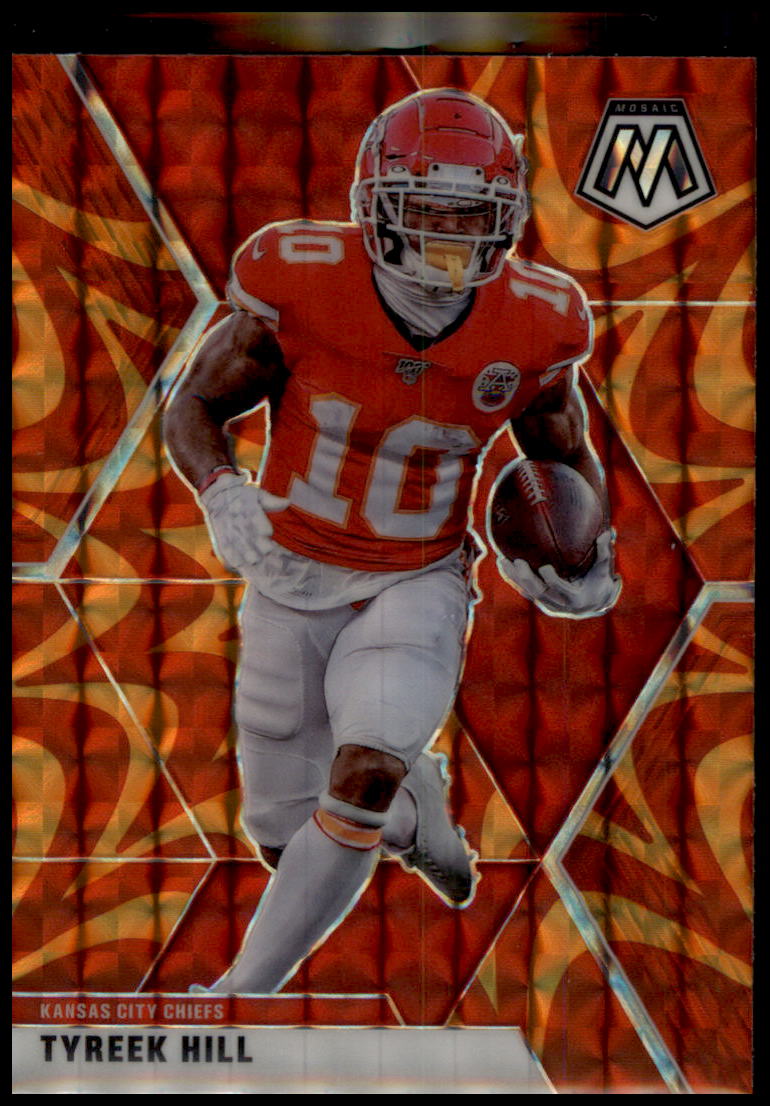 2020 Panini Mosaic #5 Tyreek Hill Prizm Reactive Orange