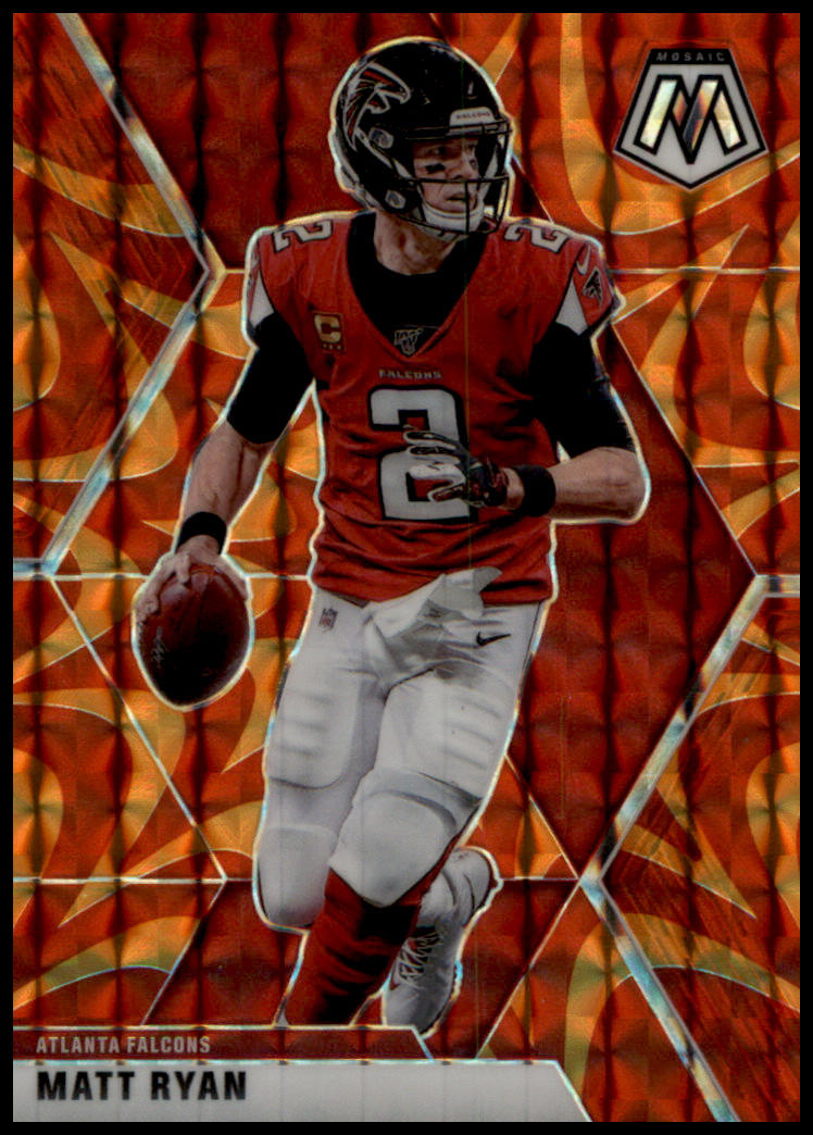 2020 Panini Mosaic #14 Matt Ryan Prizm Reactive Orange