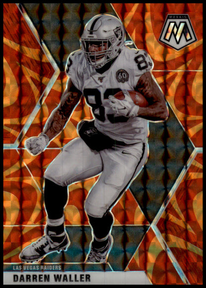 2020 Panini Mosaic #109 Darren Waller Prizm Reactive Orange