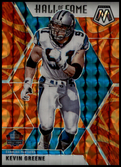 2020 Panini Mosaic #284 Kevin Greene Prizm Reactive Orange