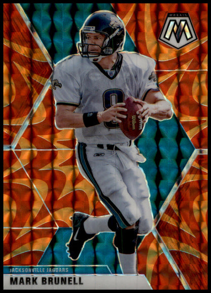 2020 Panini Mosaic #98 Mark Brunell Prizm Reactive Orange