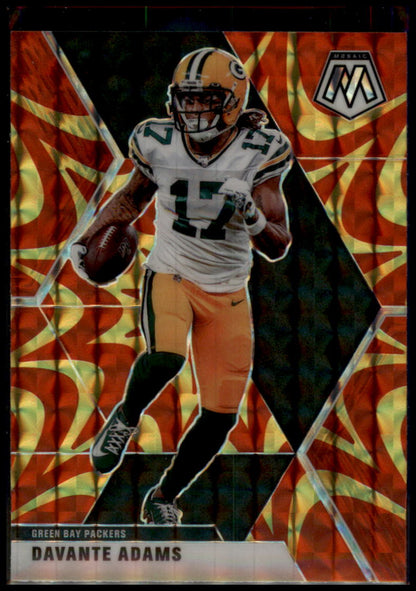 2020 Panini Mosaic #83 Davante Adams Prizm Reactive Gold