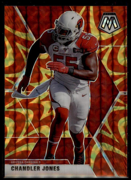 2020 Panini Mosaic #12 Chandler Jones Prizm Reactive Gold