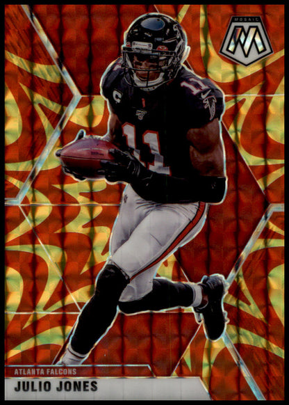 2020 Panini Mosaic #15 Julio Jones Prizm Reactive Gold