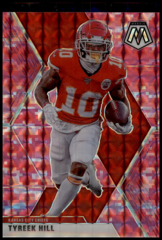 2020 Panini Mosaic #5 Tyreek Hill Prizm Camo Pink