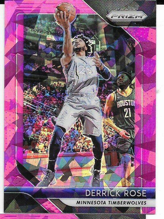 2018-19 Prizm Pink Ice Prizm- Derrick Rose Clean!