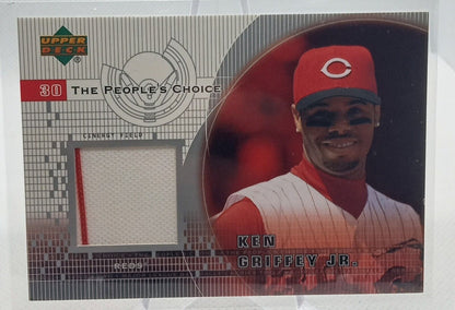 2002 Upper Deck #PJ-KG Ken Griffey Jr. The People's Choice Patch