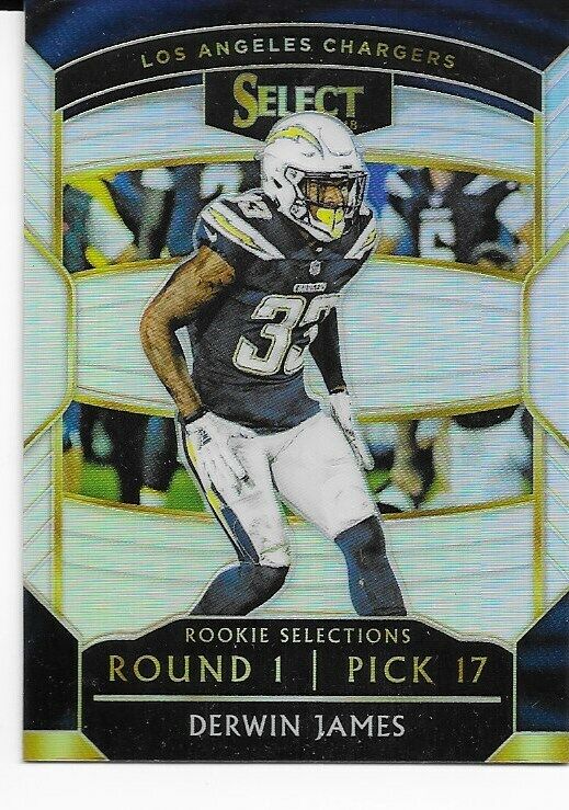 2018 Select Rookie Selections Silver Prizm- Derwin James San Diego Chargers!