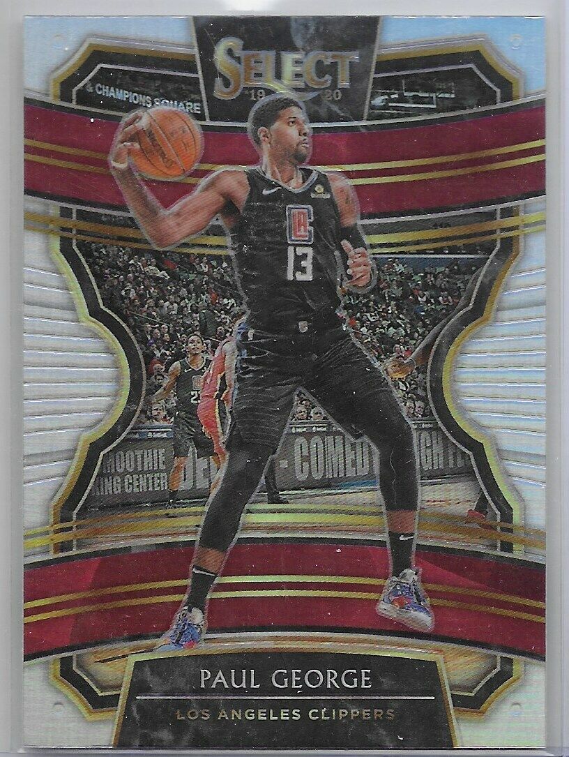 2019-20 Select SIlver Prizm- Paul George 1st year Clippers!