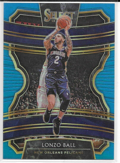 2019-20 Select Concourse Light Blue Prizm- Lonzo Ball /299