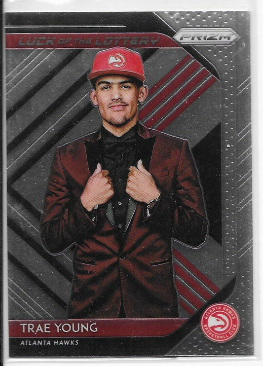 2018-19 Prizm Luck of the Lottery Rookie- Trae Young Atlanta Hawks!