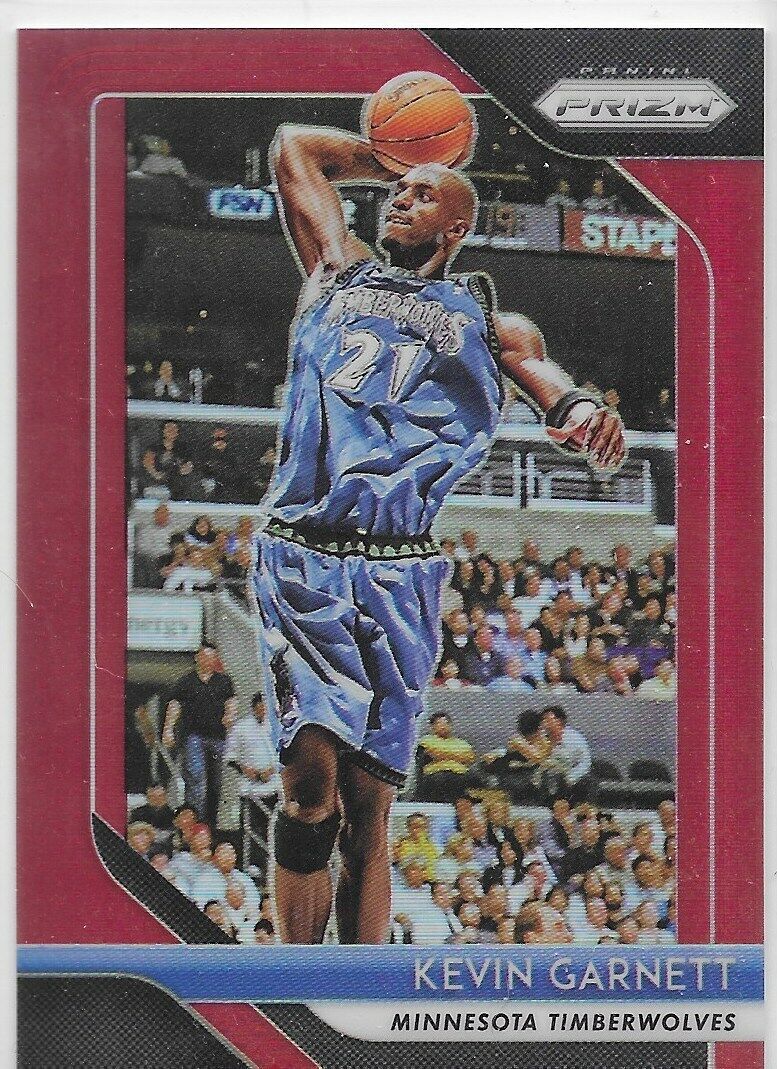 2018-19 Prizm Red Prizm- Kevin Garnett /299 Minnesota Timberwolves!