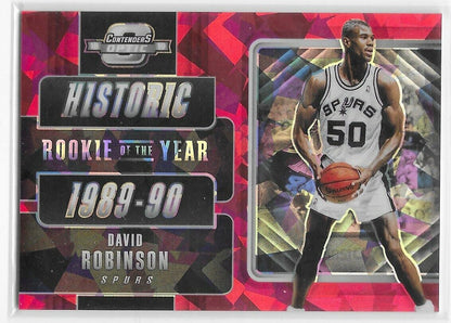 2019-20 Contenders Optic Historic Rookie of the Year Red Ice- David Robinson