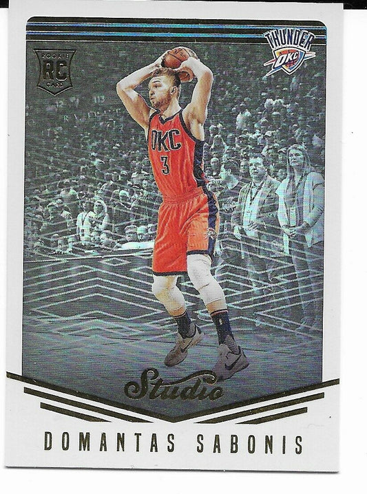 2016-17 Studio Holo Foil Rookie- Domantas Sabonis Indiana Pacers!