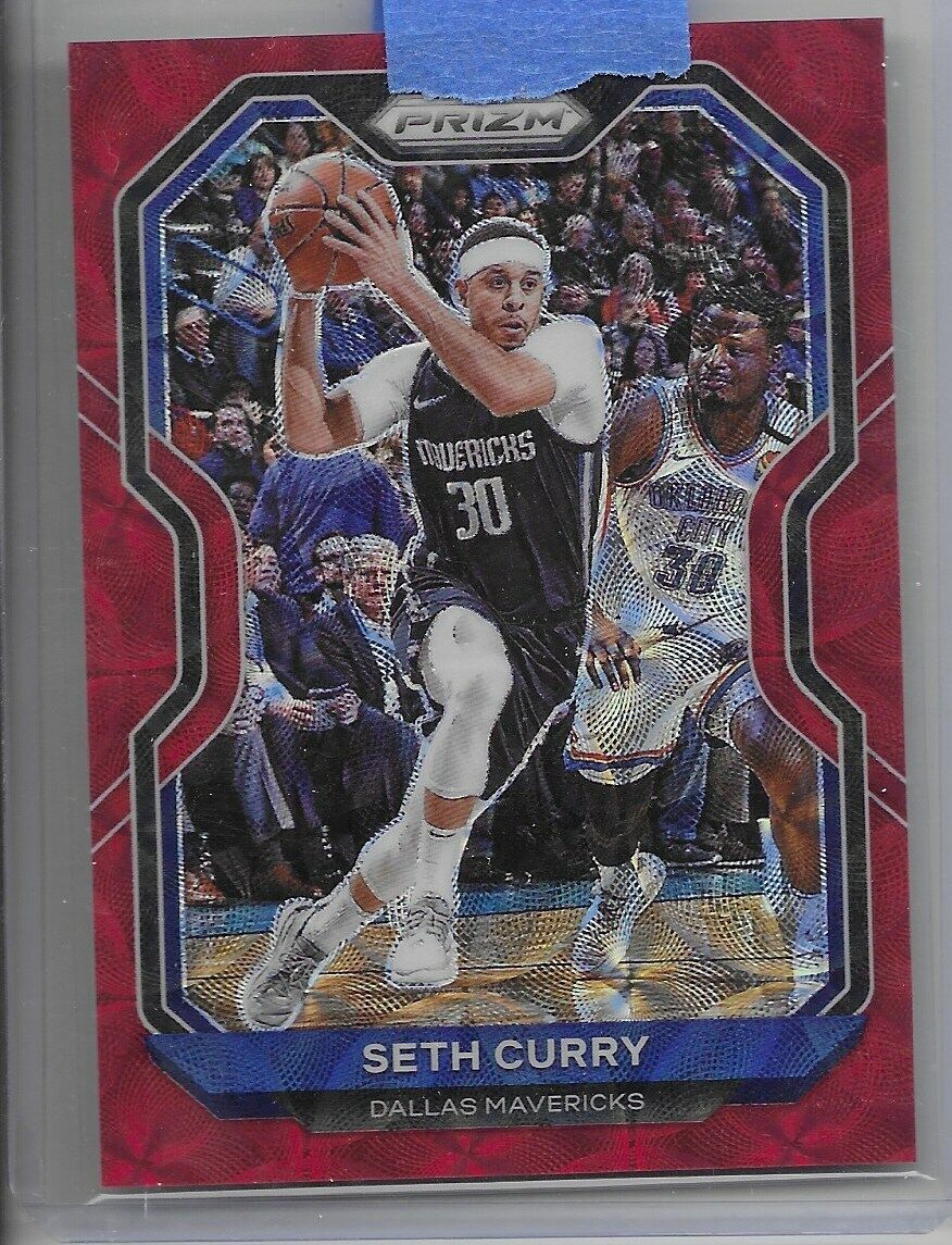 2020-21 Prizm Red Scope Prizm- Seth Curry /88 Philadelphia 76ers!