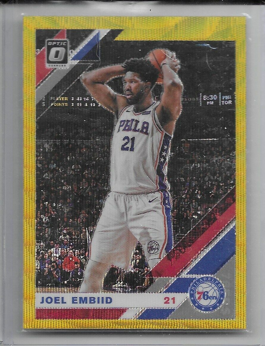 2019-20 Optic Gold Wave Prizm- Joel Embiid