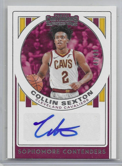 2019-20 Contenders Sophmore Contenders Auto- Collin Sexton /99 Cavaliers!