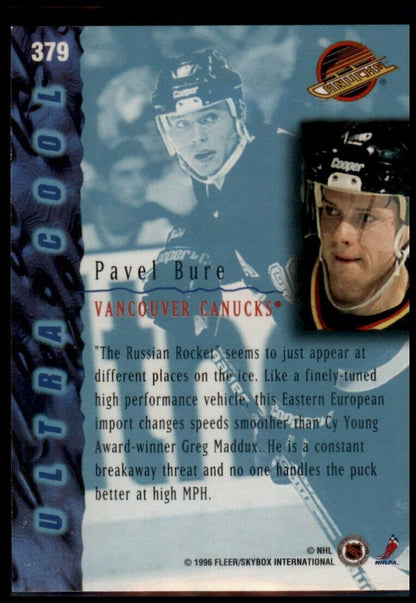 1995-96 Ultra Extra Ultra Cool #379 Pavel Bure