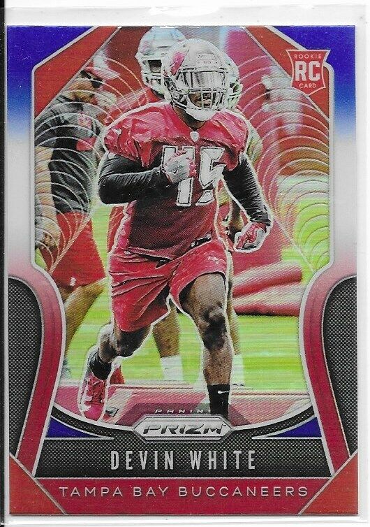 2019 Prizm Red White and Blue Prizm Rookie- Devin White Tampa Bay Buccaneers!