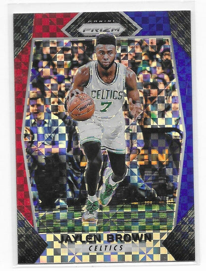 2017-18 Prizm Red White and Blue Prizm- Jaylen Brown Boston Celtics 2nd year!