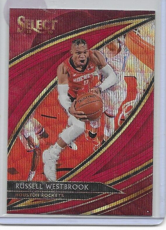 2019-20 Select Courtside Tmall Ruby Wave Prizm- Russell Westbrook