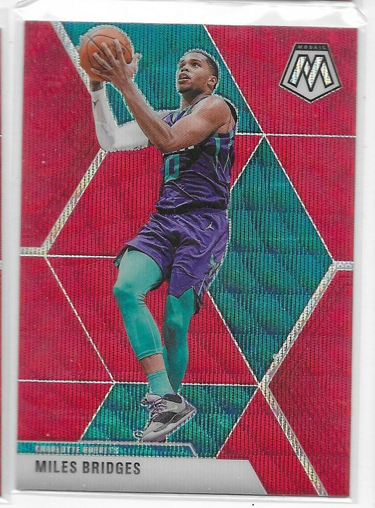 2019-20 Mosaic TMall Ruby Wave Prizm- Miles Bridges Charlotte Hornets!