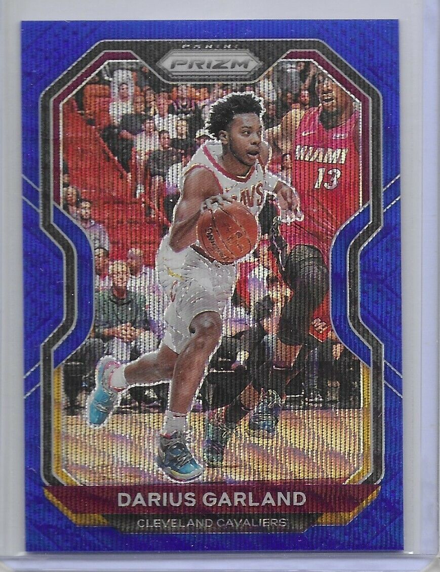 2020-21 Prizm Blue Wave Prizm- Darius Garland Cleveland Cavaliers SP!