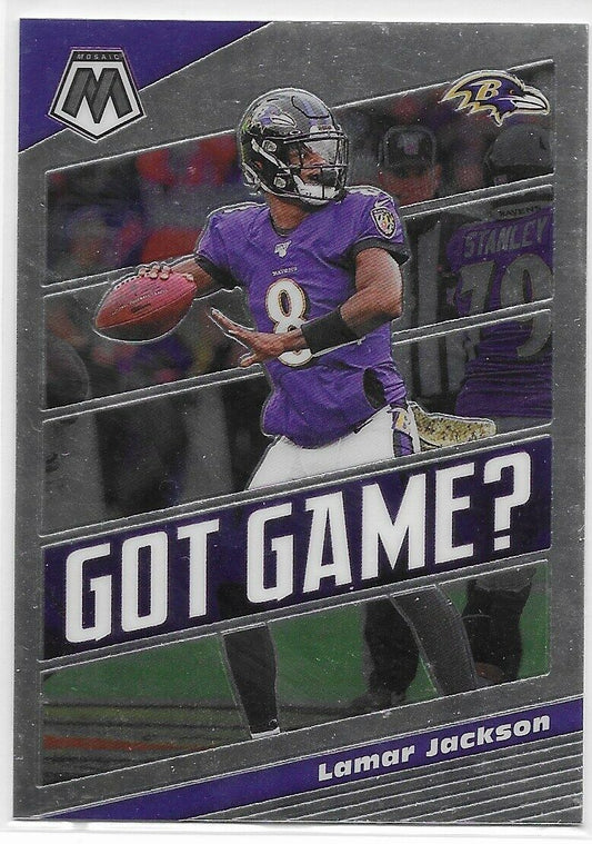 2020 Mosaic Got Game - Lamar Jackson Baltimore Ravens!