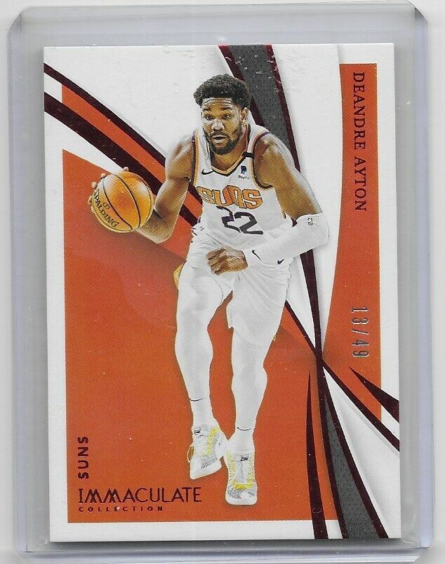 2020-21 Immaculate Ruby- DeAndre Ayton /49 Phoenix Suns!