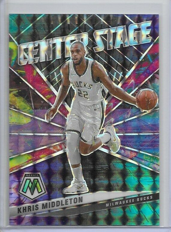 2020-21 Mosaic Center Stage- Khris Middleton Milwaukee Bucks!