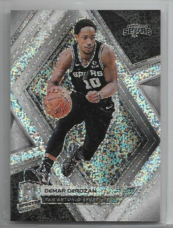 2019-20 Spectra White Sparkle Prizm- DeMar DeRozan SSP! Spurs Chicago Bulls! HTF