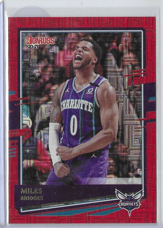 2020-21 Donruss Choice Red- Miles Bridges /99 Charlotte Hornets!