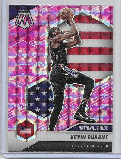 2020-21 Mosaic Team USA Pink Camo Prizm- Kevin Durant Brooklyn Nets!