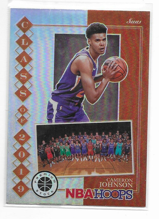 2019-20 Hoops Premium Class of 2019 Silver Prizm Rookie- Cameron Johnson