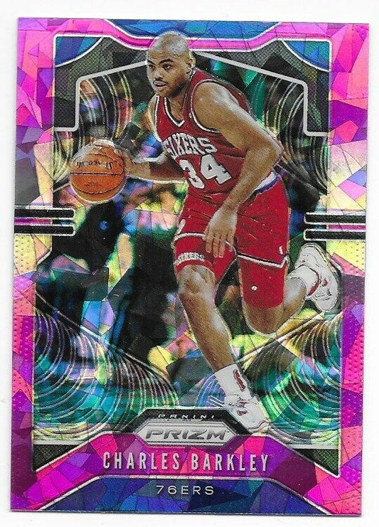 2019-20 Prizm Pink Ice Prizm- Charles Barkley Philadelphia 76ers!